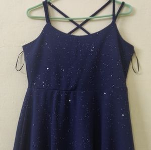 Navy Blue Party Dress